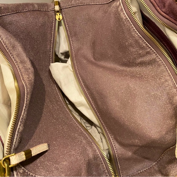 Liebeskind multi compartment handbag | zippers | gold tone hardware - Picture 8 of 10